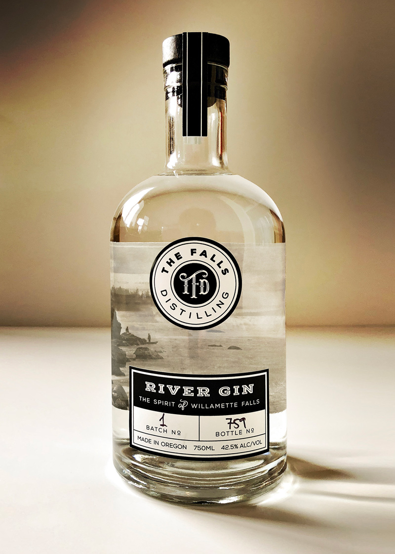 River Gin, by The Falls Distilling is a craft spirit made in Oregon